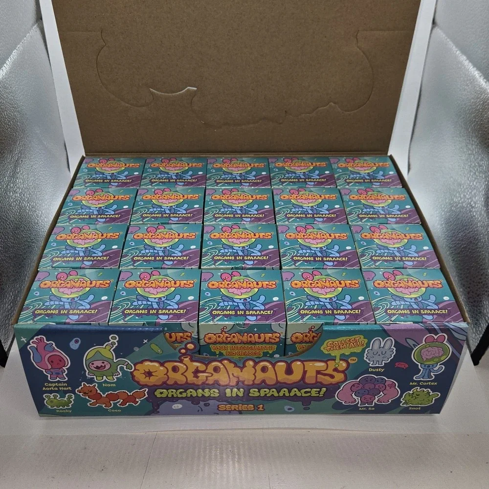 Organauts Organs In Spaaace Series 1 Blind Box Master Case 20 Figures NEW
